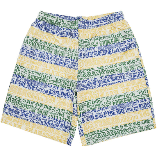 Supreme Cities Jacquard Short White