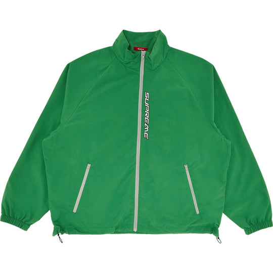 Supreme Contrast Zip Track Jacket Green