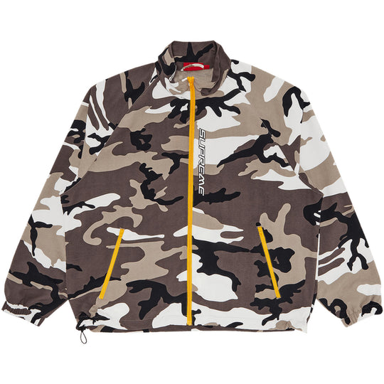 Supreme Contrast Zip Track Jacket Snow Camo