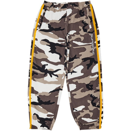 Supreme Contrast Zip Warm Up Pant Snow Camo