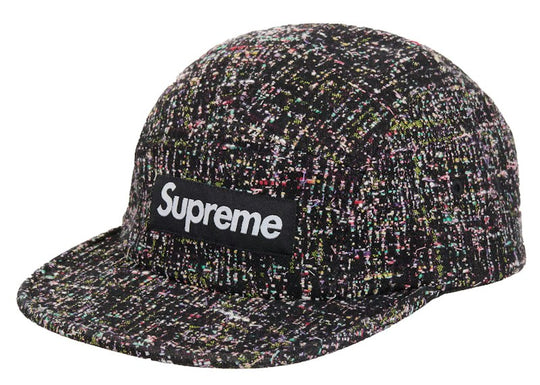 Supreme Denim Boucle Camp Cap Black