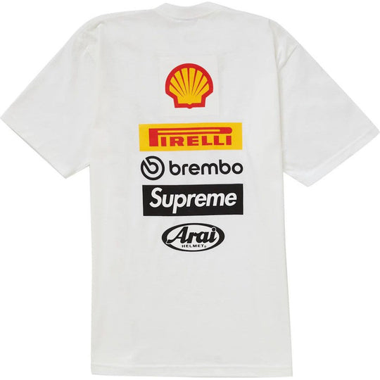 Supreme Ducati Logo Tee White