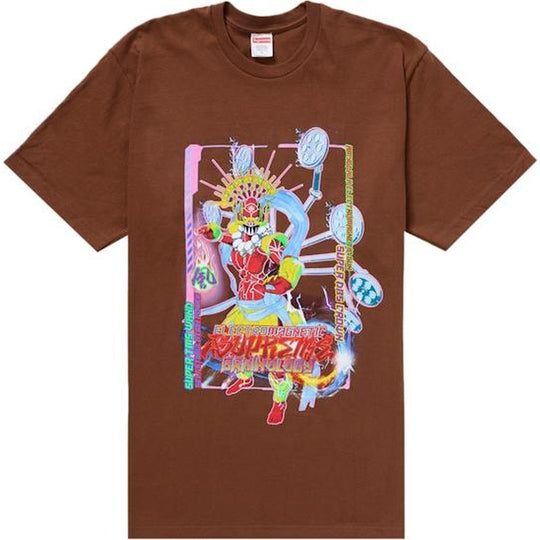 Supreme Electromagnetic Tee Brown