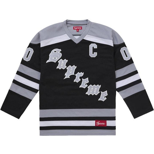 Supreme Fire & Ice Hockey Jersey Black