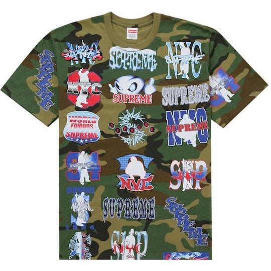 Supreme Flash Tee Woodland Camo