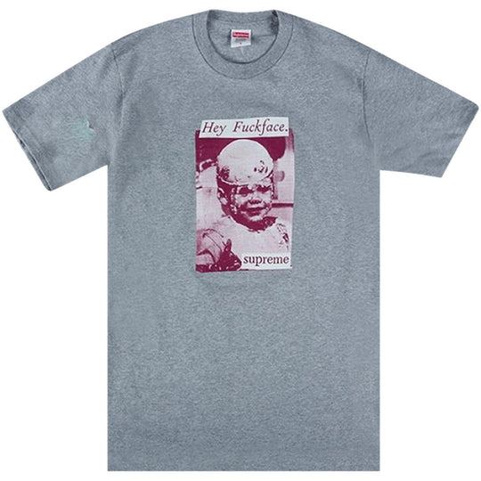 Supreme Fuck Face Tee Heather Grey