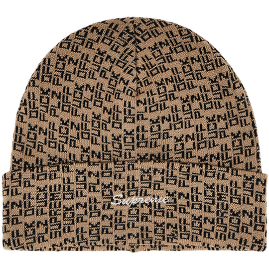 Supreme Fuck Off Beanie Tan