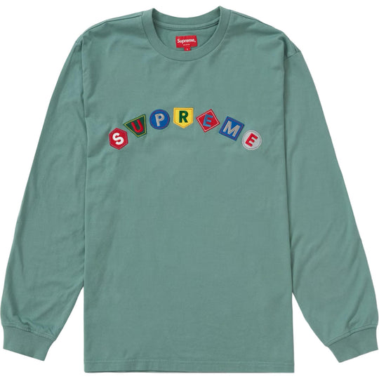 Supreme Geo Arc L/S Top Slate Green