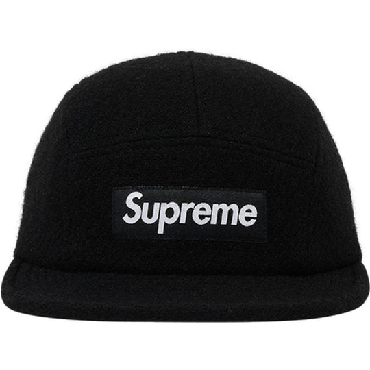 Supreme Harris Tweed Camp Cap Black
