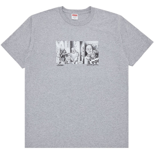 Supreme Mister Cartoon Pow Tee Heather Grey