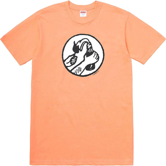 Supreme Molotov Tee Peach
