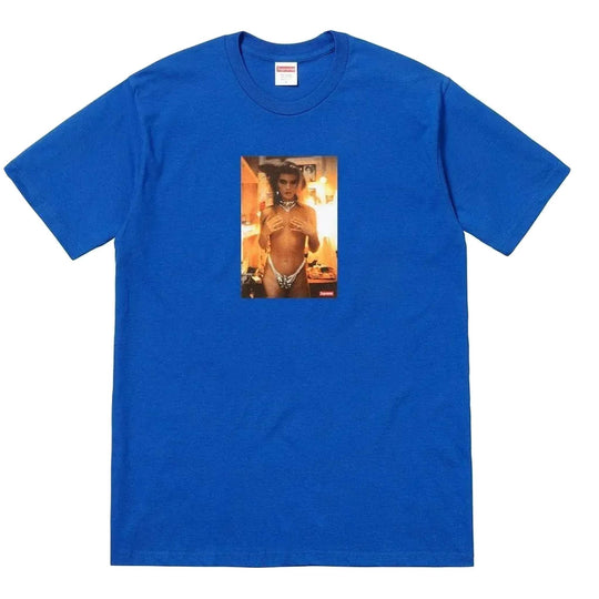 Supreme Nan Goldin Kim in Rhinestone Tee Royal