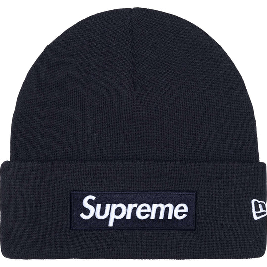 Supreme New Era Box Logo Beanie (FW25) Navy