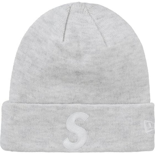 Supreme New Era S Logo Beanie (FW24) Heather Grey