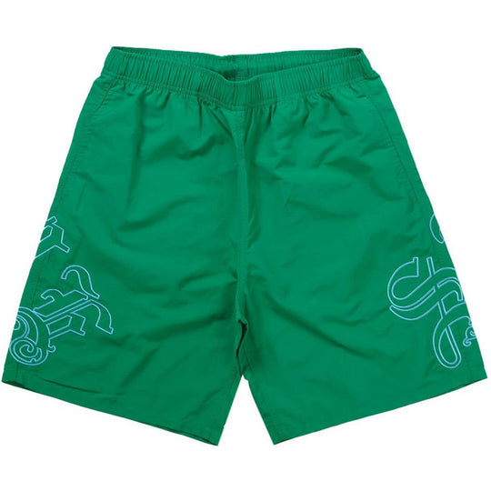 Supreme Old English Nylon Short Green