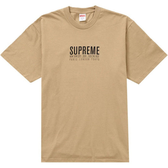 Supreme Paris Tee Khaki