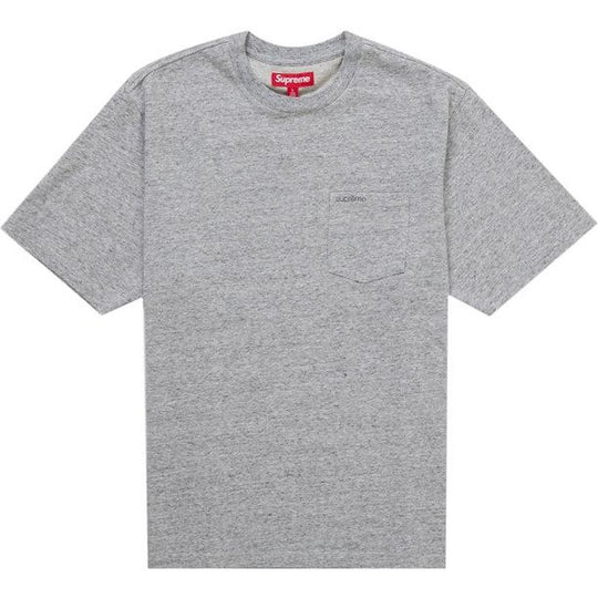 Supreme S/S Pocket Tee (SS26) Heather Grey