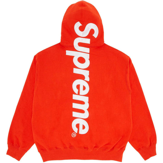 Supreme Satin Appliqué Hooded Sweatshirt Bright Orange (FW24)