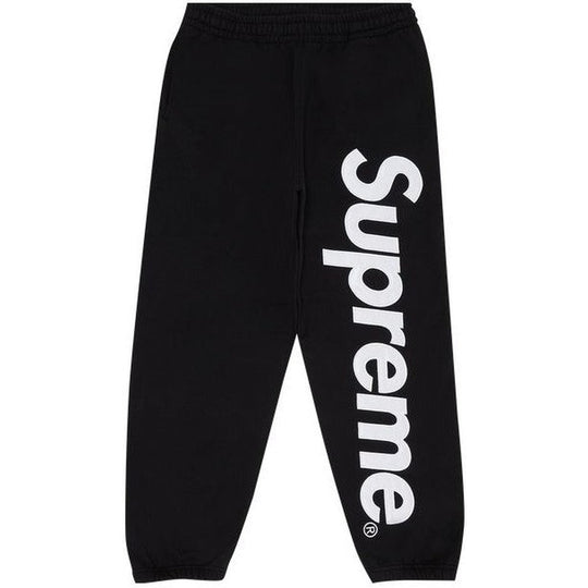 Supreme Satin Appliqué Sweatpant Black (FW24)