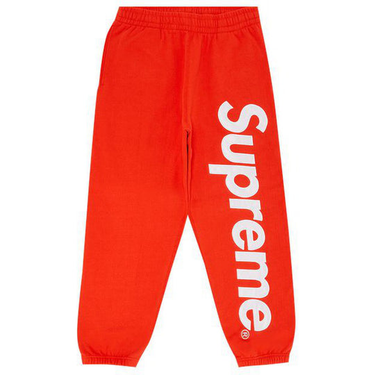 Supreme Satin Appliqué Sweatpant Bright Orange (FW24)