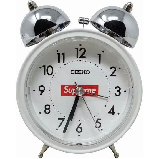 Supreme Seiko Alarm Clock White