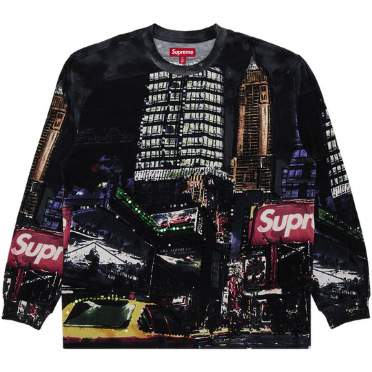 Supreme Skyline Sequin L/S Top Night