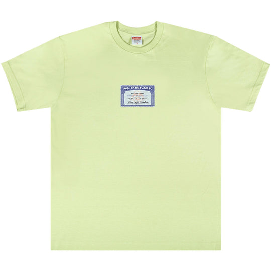 Supreme Social Tee Pale Mint