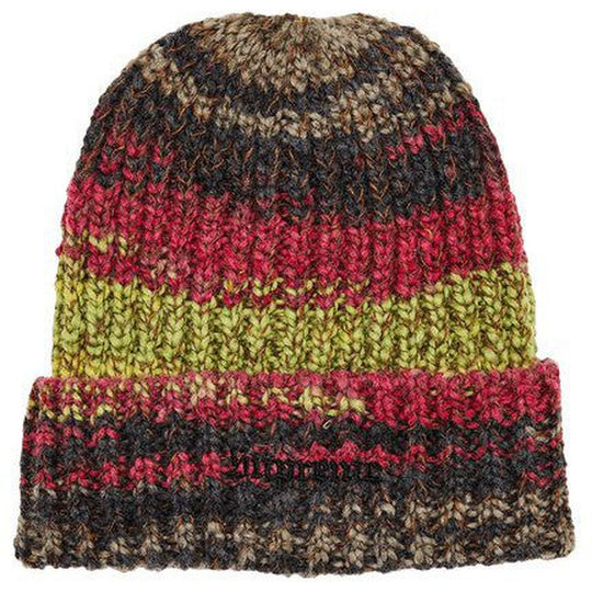 Supreme Space Dye Stripe Beanie Red