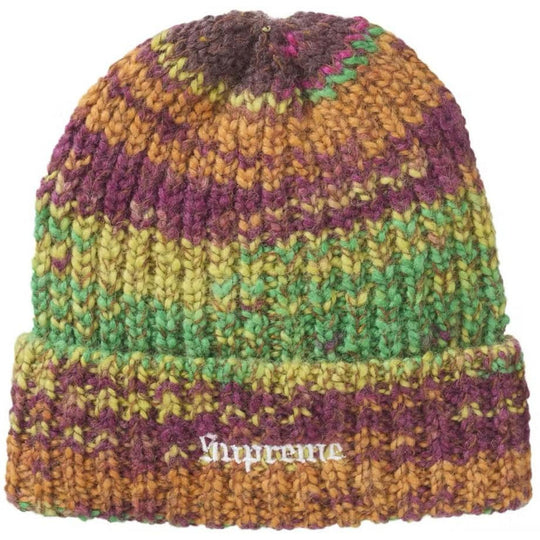 Supreme Spacedye Beanie Brown