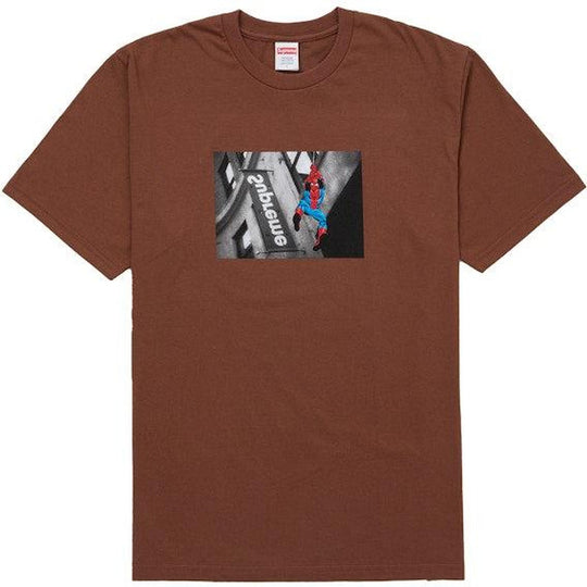 Supreme Spider-Man Tee Brown