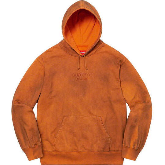 Supreme Spray Hooded Sweatshirt Orange