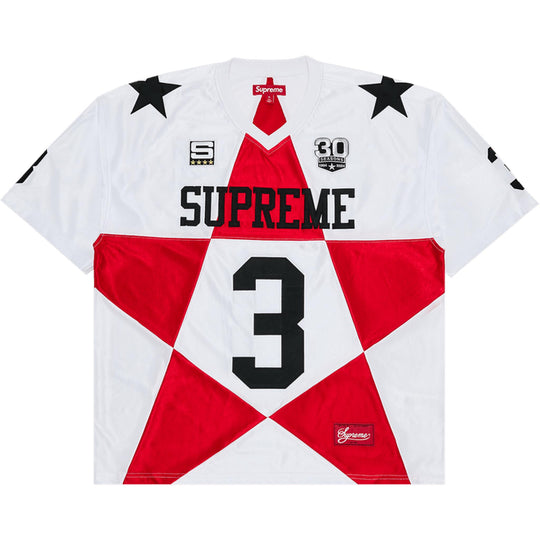 Supreme Star Football Jersey White