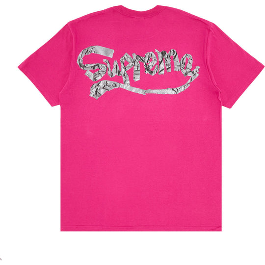 Supreme Tape Tee Fuchsia