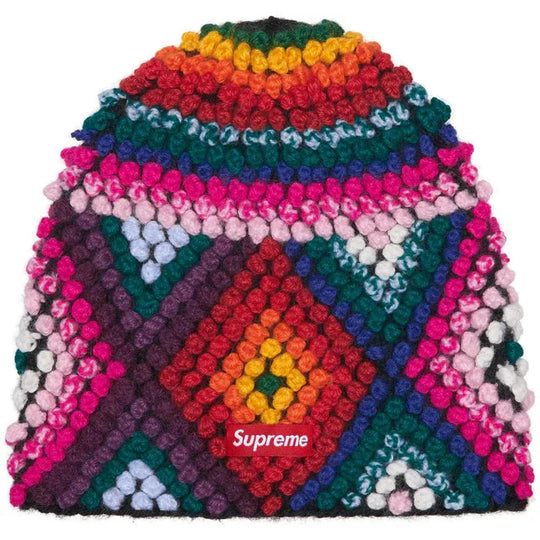 Supreme Textured Knit Beanie Multicolor
