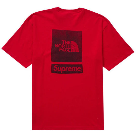 Supreme The North Face S/S Top Red