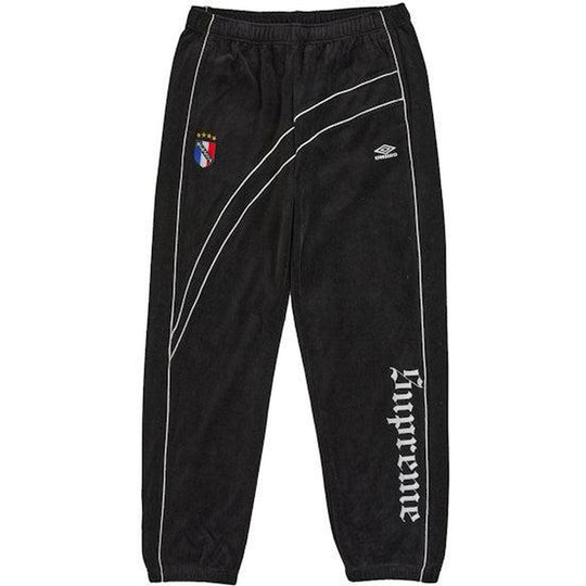 Supreme Umbro Velour Track Pant Black