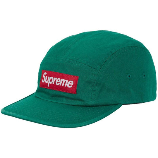 Supreme Washed Chino Twill Camp Cap (FW26) Green
