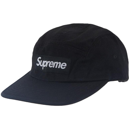 Supreme Washed Chino Twill Camp Cap SS24 Black
