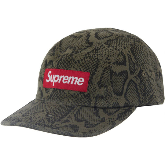 Supreme Washed Chino Twill Camp Cap (SS24) Snake