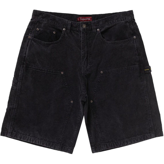 Supreme Washed Corduroy Double Knee Painter Short Black