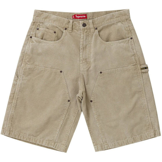 Supreme Washed Corduroy Double Knee Painter Short Tan