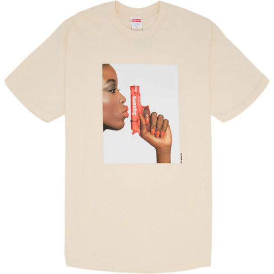 Supreme Water Pistol Tee Natural
