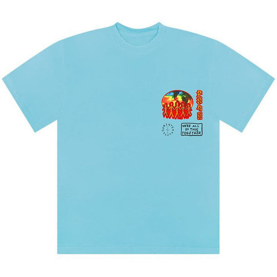Travis Scott Cactus Jack C/O 2020 T-shirt Light Blue