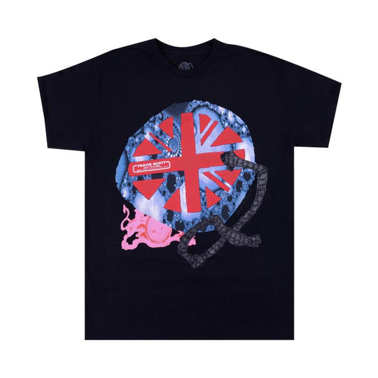 Travis Scott O2 Union Jack T-shirt Black