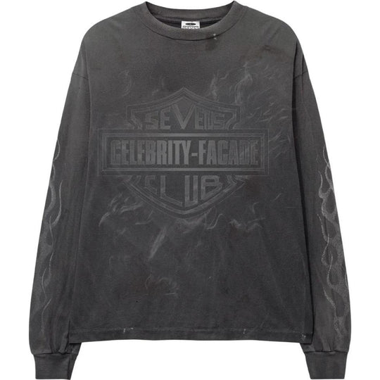 Triple Sevens Harley Long Sleeve Tee Black