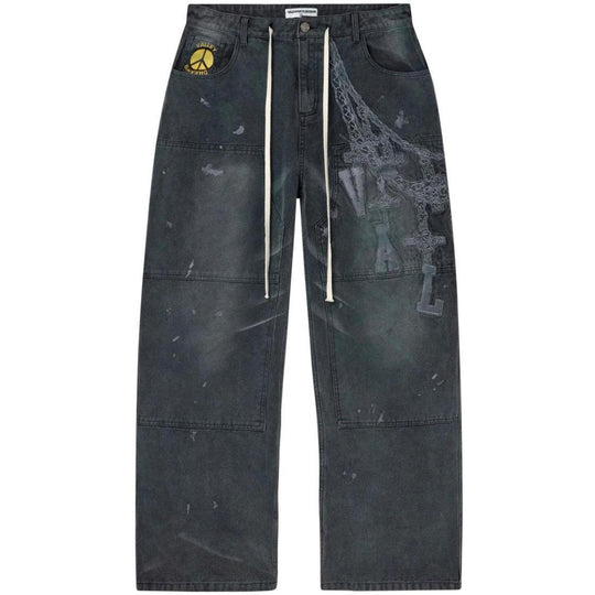 VALE Forever Chain Painter Denim Black
