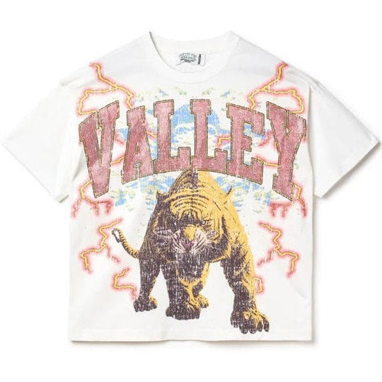 VALE Forever Eye of the Tiger Bling Tee White