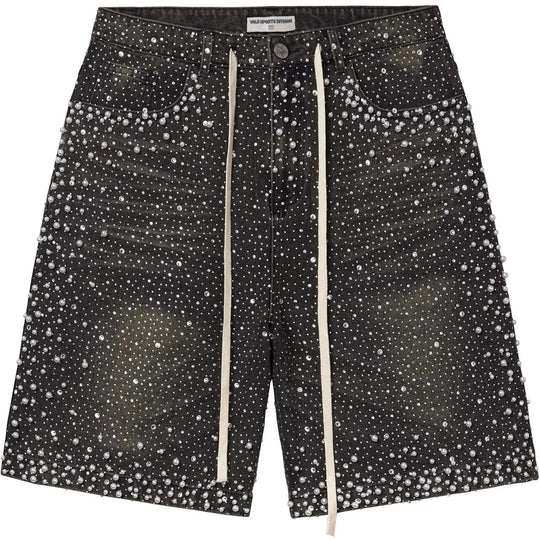 VALE Forever Rainstorm Black Denim Jorts