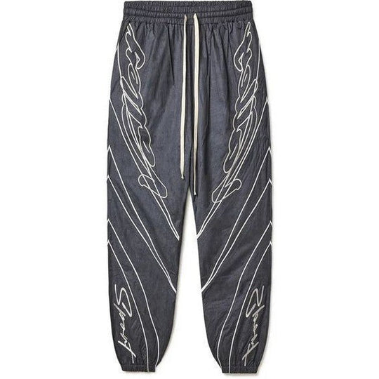 VALE Forever Spiral Track Pants Black