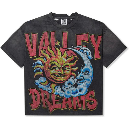 VALE Forever Thrashed Sun Tee Black
